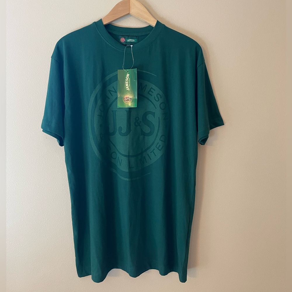Jameson Whisky Green T-Shirt Size Large NEW WITH TAGS